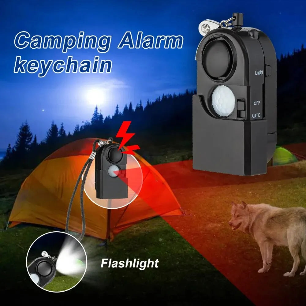 Siren SOS alarm with motion detector and LED light.